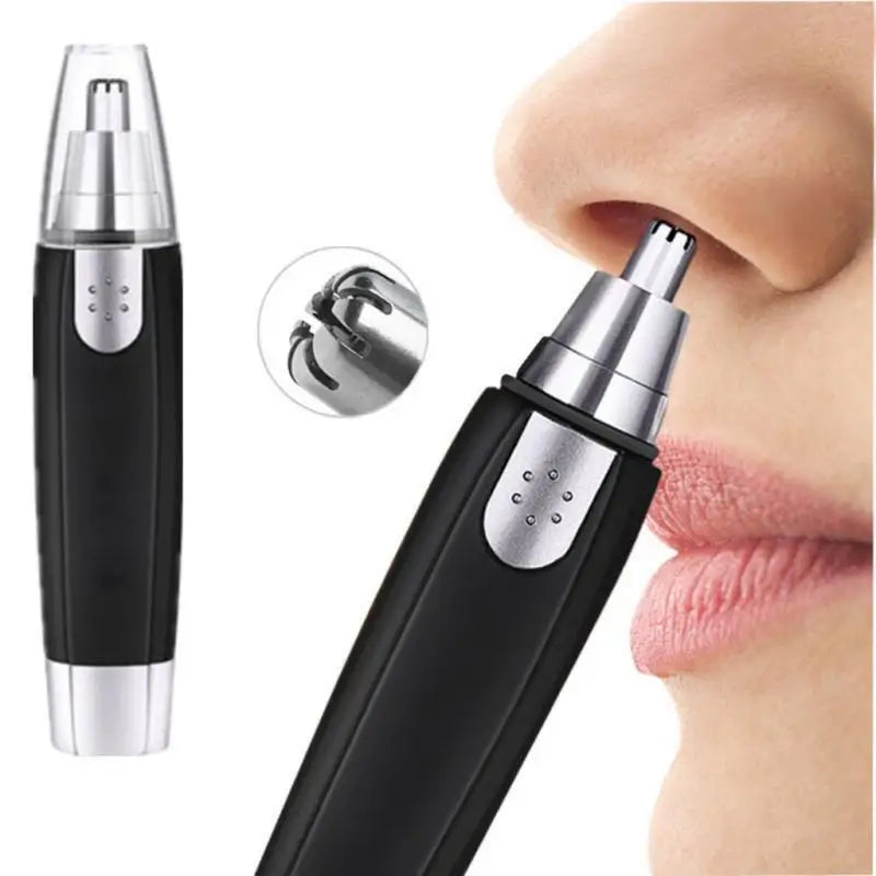 Aparador elétrico de pelos/portátil para nariz/orelha/rosto/depilador facial