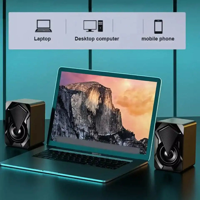 Caixa de Som Multimidia Digital Speaker USB Para computador Notebook 2.0 Alta - Venda Nacional Entrega Rápida