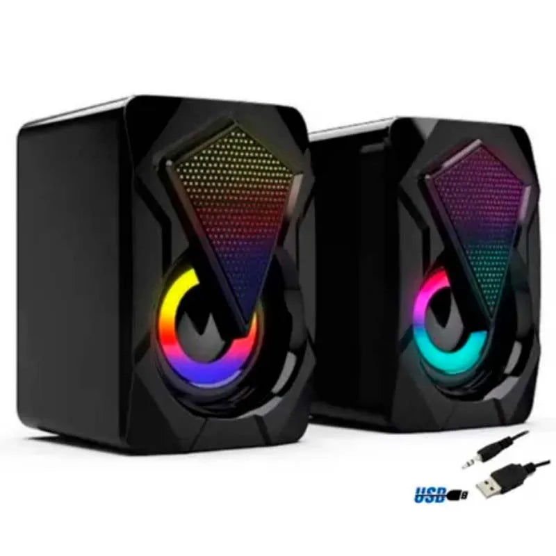 Caixa de Som Multimidia Digital Speaker USB Para computador Notebook 2.0 Alta - Venda Nacional Entrega Rápida