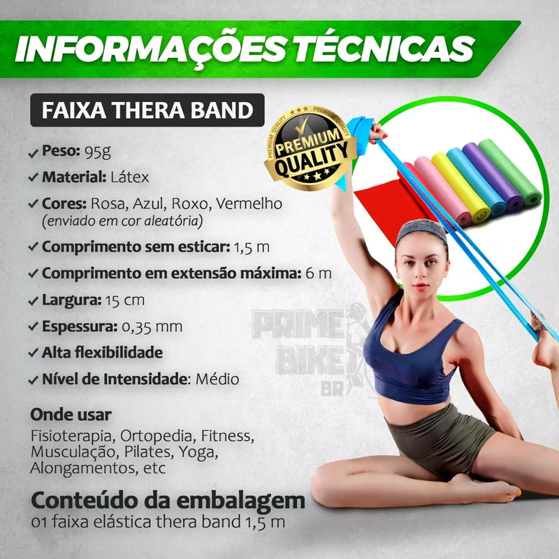 Faixa elástica de fitness, ioga, pilates, expansor, academia, treinamento