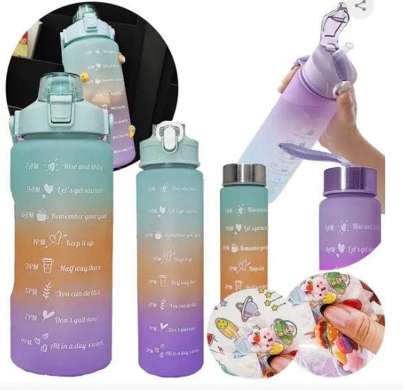 KIT 3 GARRAFAS 2 Litros 900ml 300ml