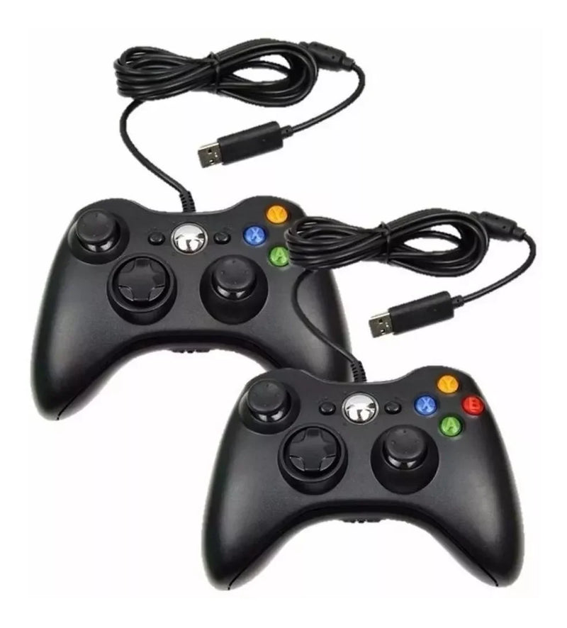 NEVERDIE STORE - Controle De Xbox 360 Com Fio Para Video Game e PC/ Fat E Pc Joystick Jogo ENVIO RAPIDO PARA TODO O BRASIL