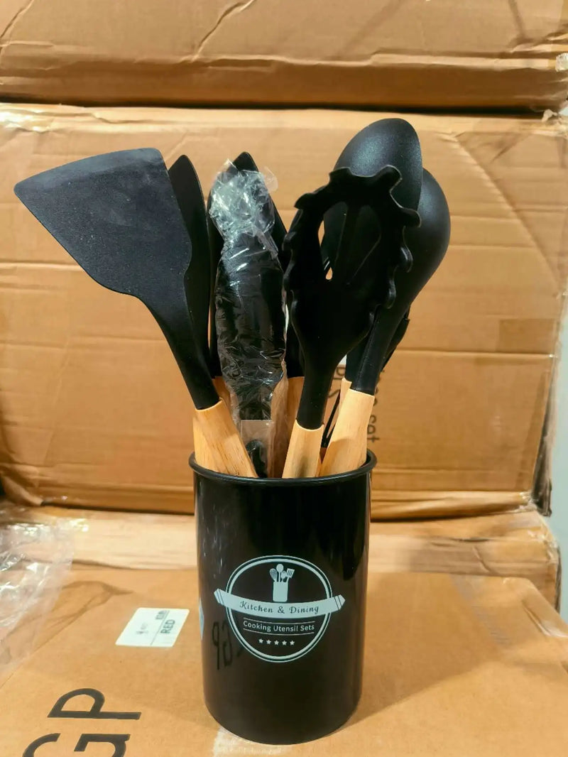 Kit Conjunto Cozinha C/12 Peças Silicone