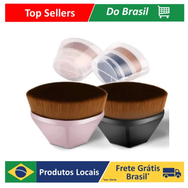 Pincel Hexagonal Para Base/BB Cream Para Maquiagem