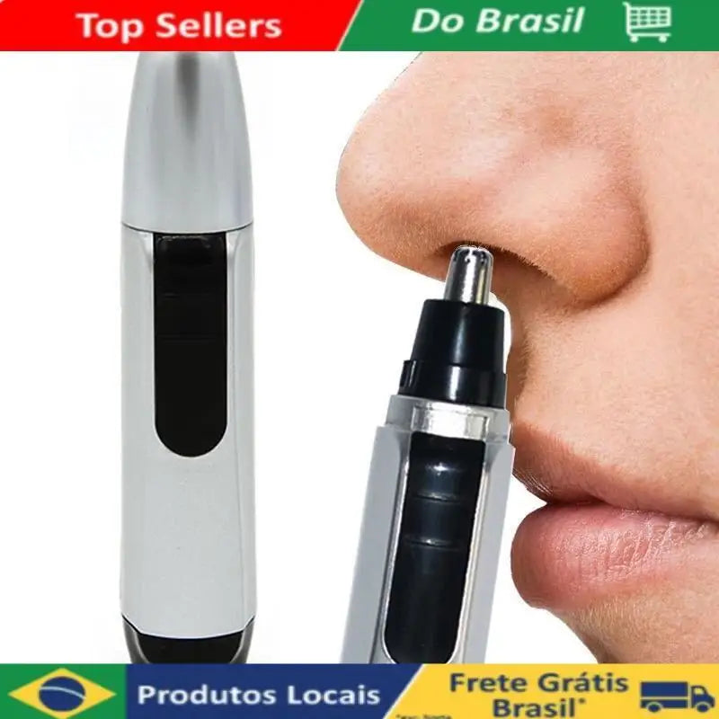Aparador elétrico de pelos/portátil para nariz/orelha/rosto/depilador facial