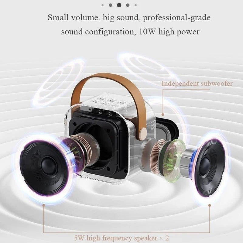 Karaoke Mini Wireless- Bluetooth Com Microfone