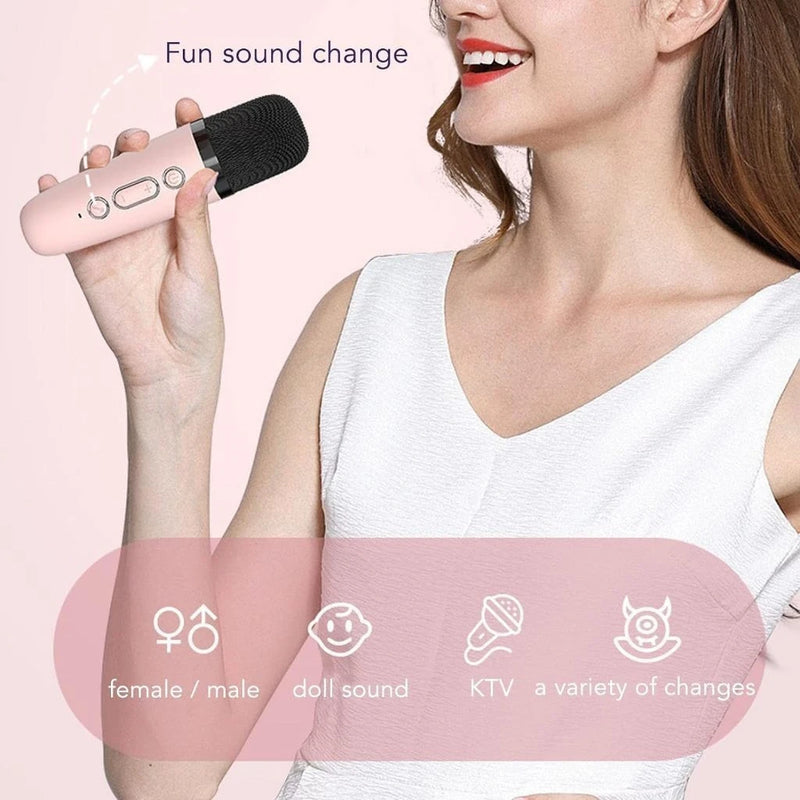 Karaoke Mini Wireless- Bluetooth Com Microfone