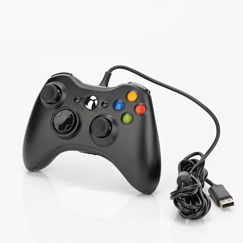 NEVERDIE STORE - Controle De Xbox 360 Com Fio Para Video Game e PC/ Fat E Pc Joystick Jogo ENVIO RAPIDO PARA TODO O BRASIL