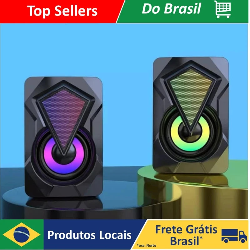 Caixa de Som Multimidia Digital Speaker USB Para computador Notebook 2.0 Alta - Venda Nacional Entrega Rápida