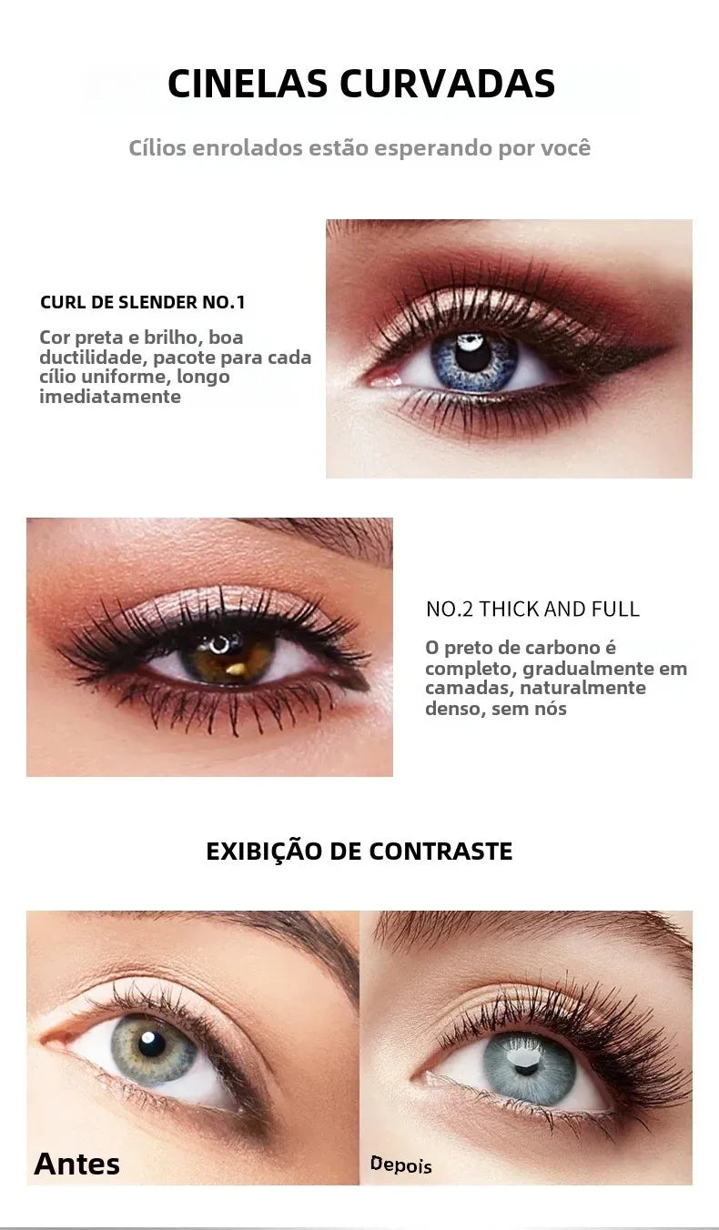 Máscara de cílios à prova d'água Efeito 4D