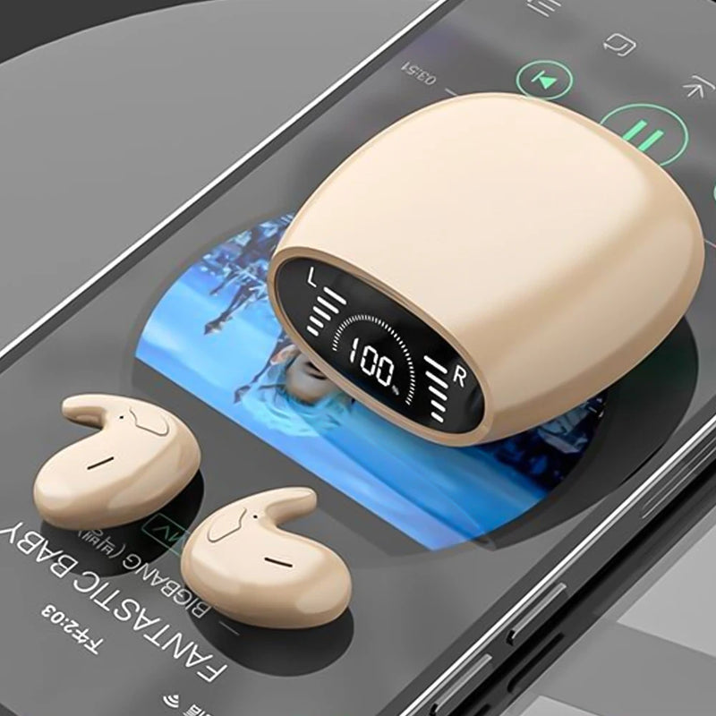 Fone de Ouvido Ultra Fino - Bluetooth 5.3 Prova D'água