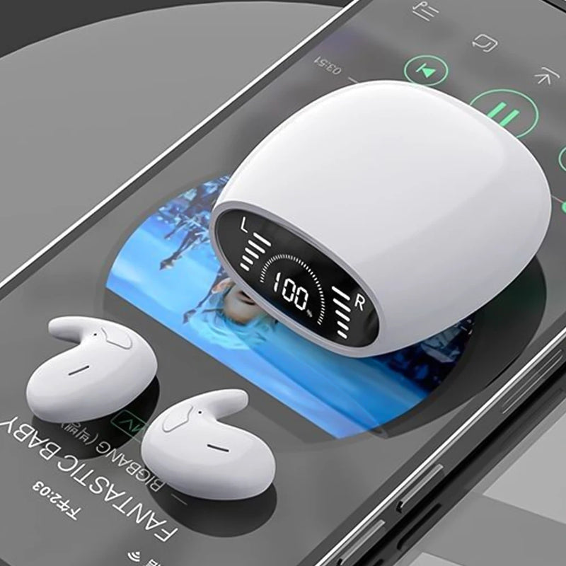 Fone de Ouvido Ultra Fino - Bluetooth 5.3 Prova D'água