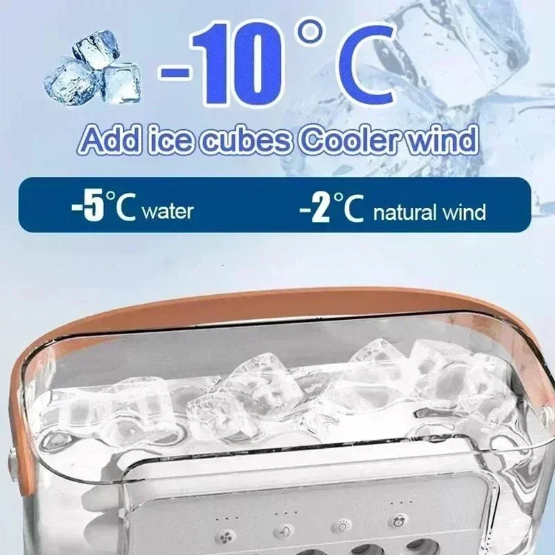 3 em 1 Ventilador Ar Condicionado Doméstico Mini Refrigerador de Ar
